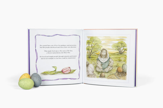 Iam The Lamb® Christian Easter Book & Plush Lamb Gift Set for Kids