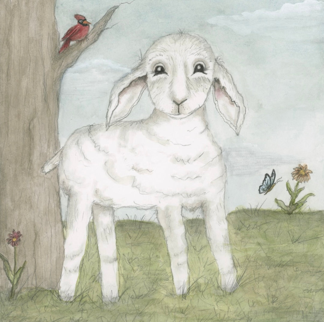Psalm 23 Bedtime Set – Children’s Book & Lamb Night Light