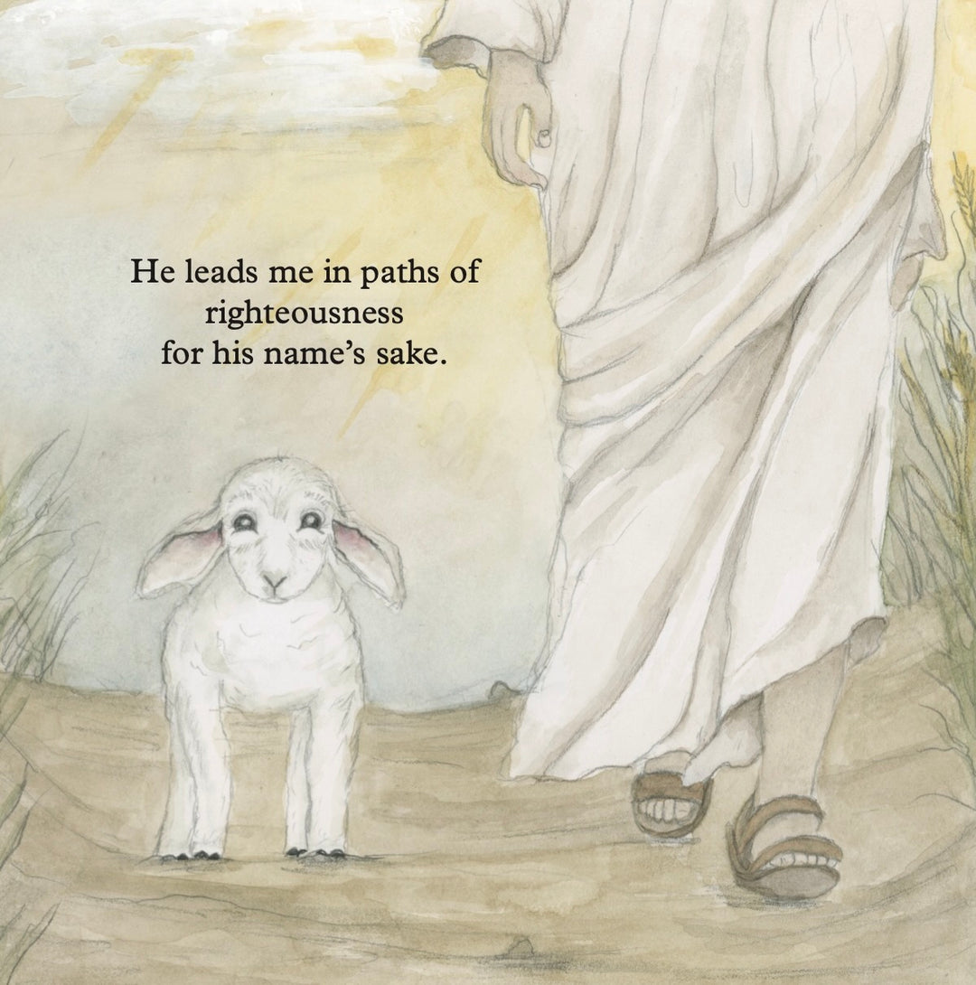 Psalm 23 Bedtime Set – Children’s Book & Lamb Night Light